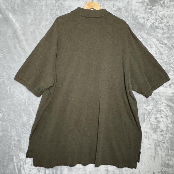 Polo Ralph Lauren Polo Shirt Mens 4XL Tall Olive Embroidered Pony Short Sleeve - Picture 3 of 9
